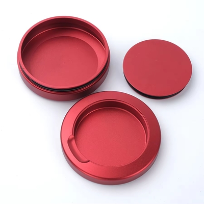 OEM Custom Waterproof CNC Machining Service Sandblasting Anodized Aluminum Alloy Snus Can Tin