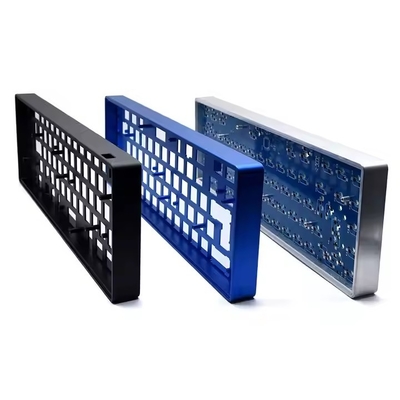 Custom CNC mechanical aluminum 6061 6063 keyboard case anodized finish bottom top CNC Mechanical Keyboard plate