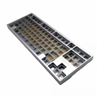 Custom CNC mechanical aluminum 6061 6063 keyboard case anodized finish bottom top CNC Mechanical Keyboard plate