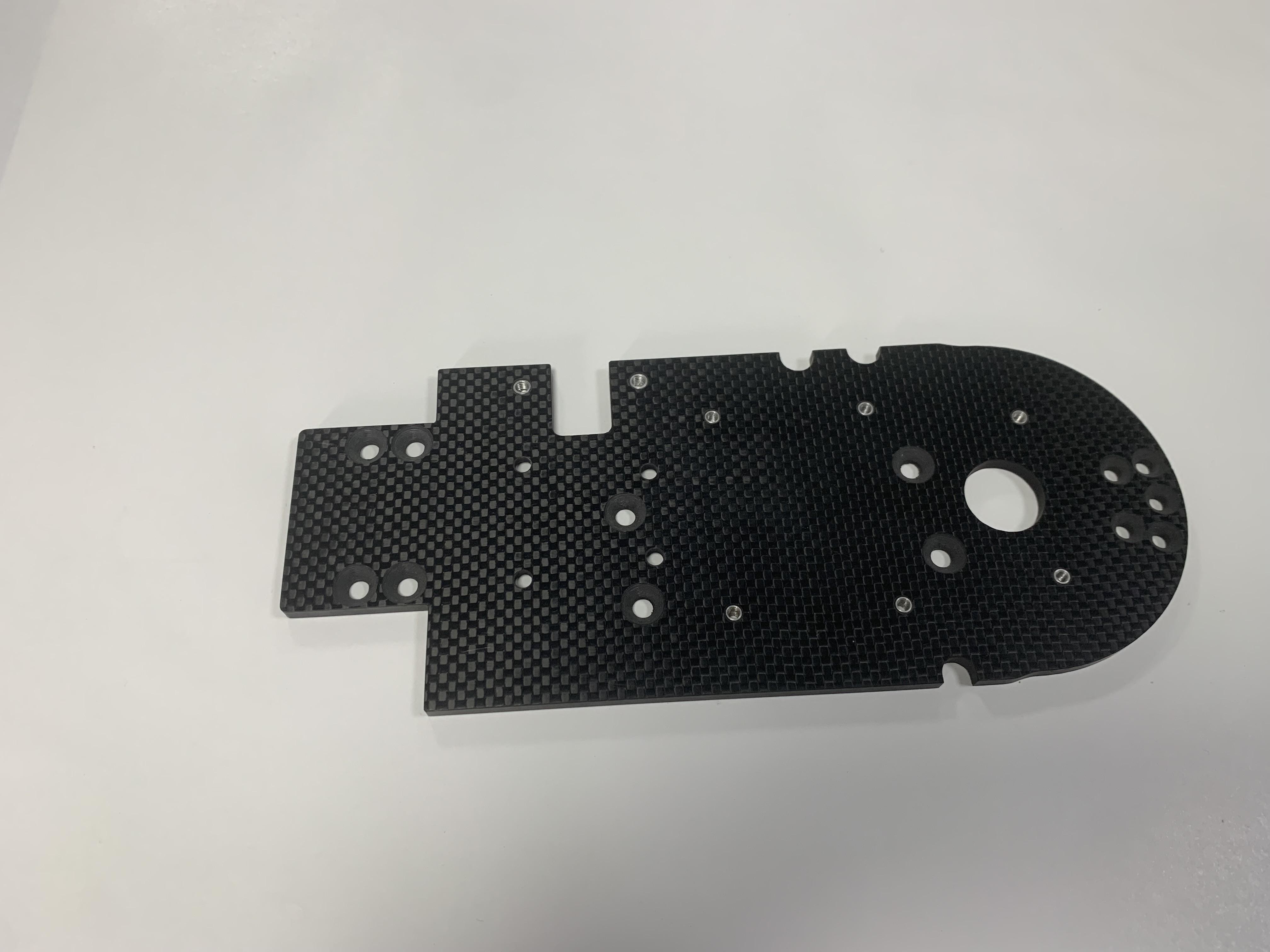 Custom OEM Precision CNC Machining Cutting Carbon Fiber Sheet For UAV/FPV/RC Drone Parts 2mm 3mm 4mm 5mm Carbon Fiber Sh