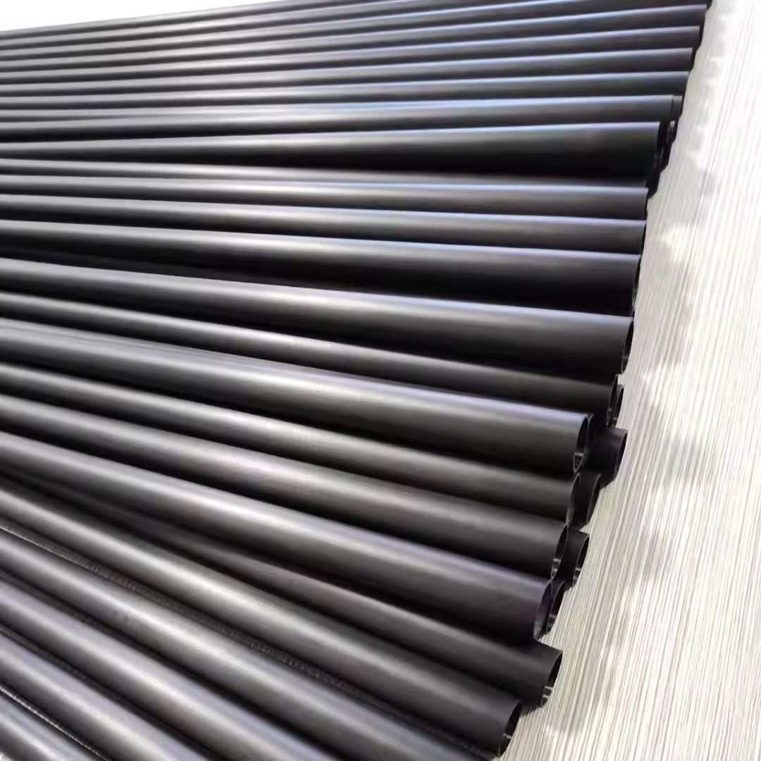 Manufacturer High Modulus 3K Carbon Fibre Round Tube/Pole/Pipe Custom Carbon Fiber Tube
